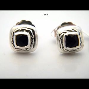 David Yurman onyx stud earrings